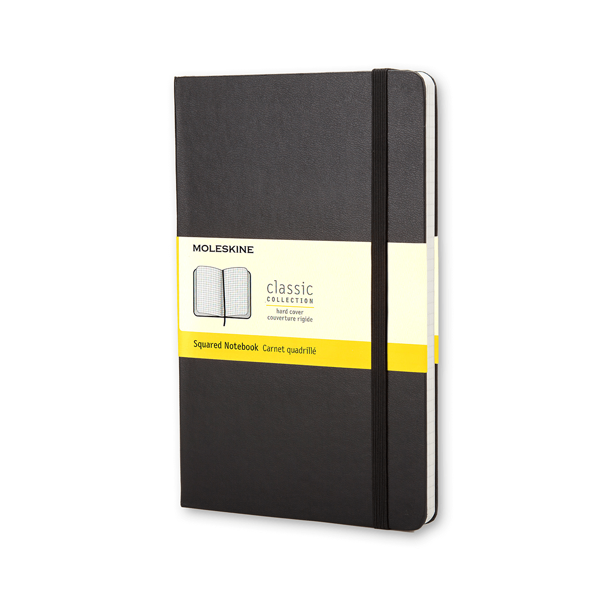 Записная книжка Classic (в клетку) Large черная