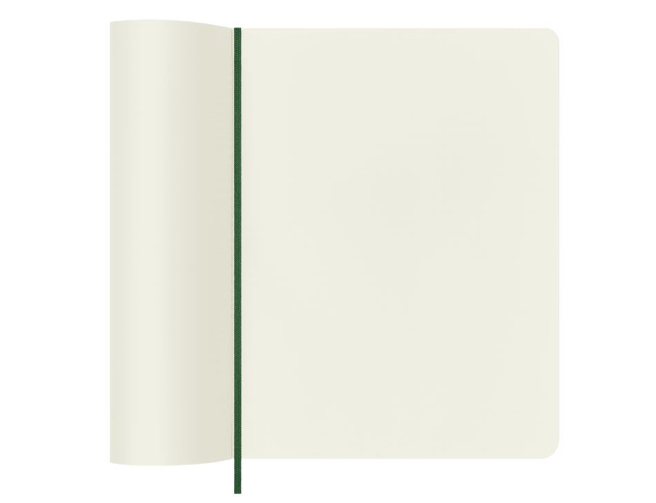 Записная книжка Classic Soft (нелинов) XLarge, зеленый