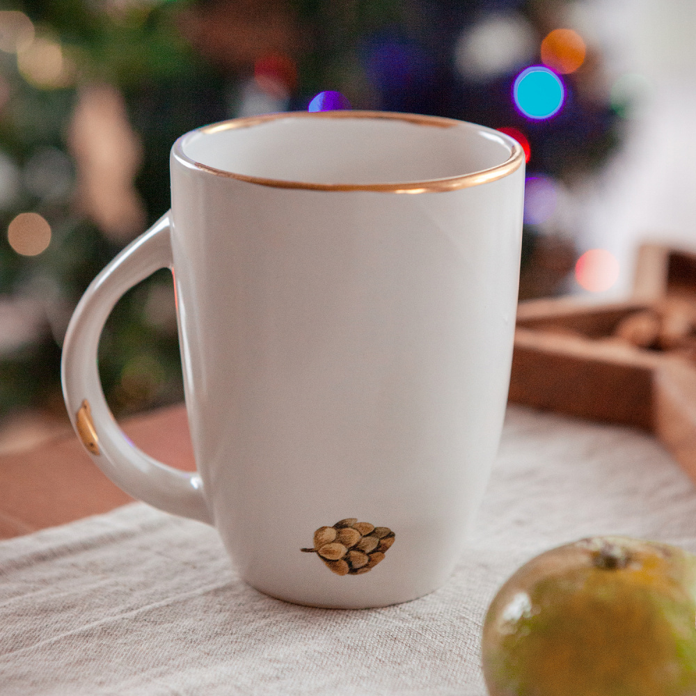 Кружка Мишка с подарками, 300 мл.