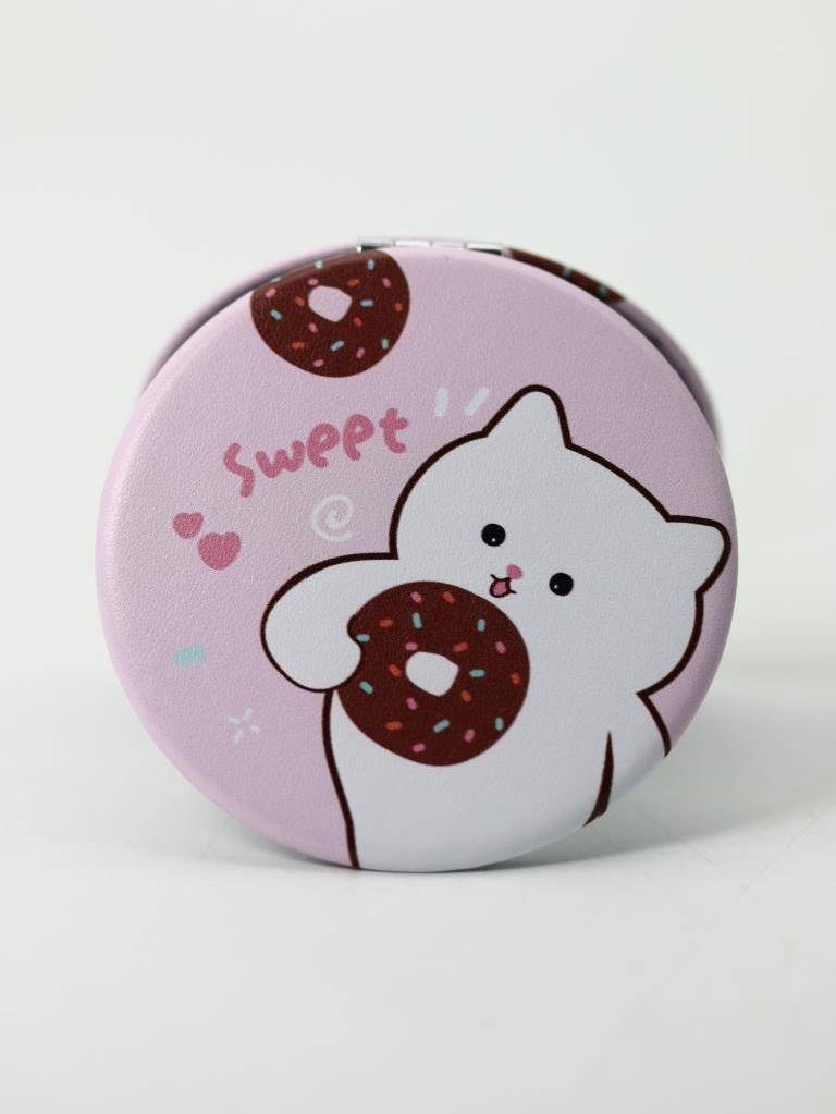 Зеркало Sweet donut round (pink)
