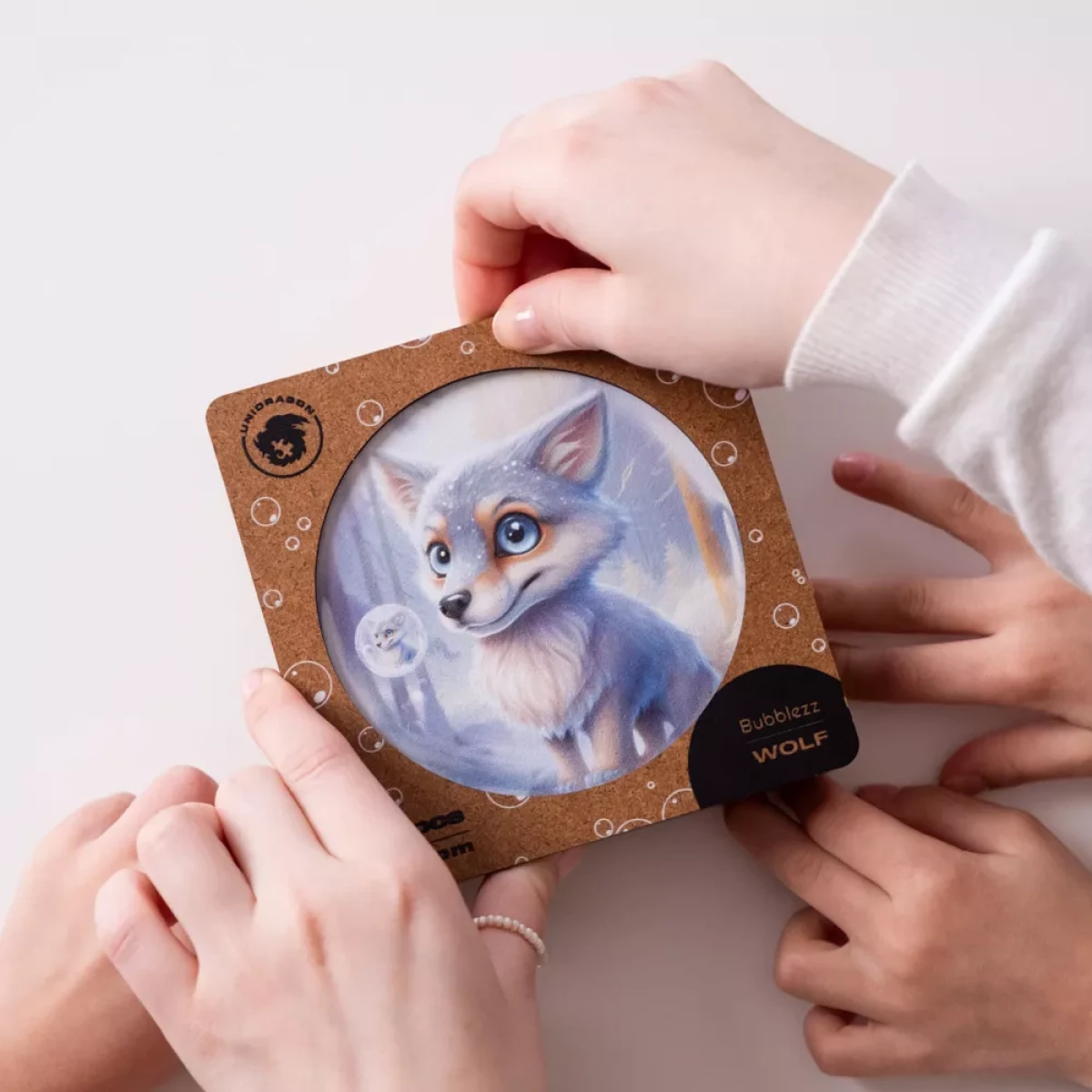 Деревянный пазл Bubblezz Волчонок, 30 дет.