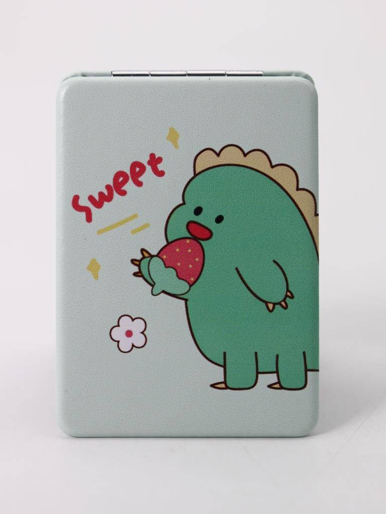 Зеркало Sweet dino strawberry square (green)