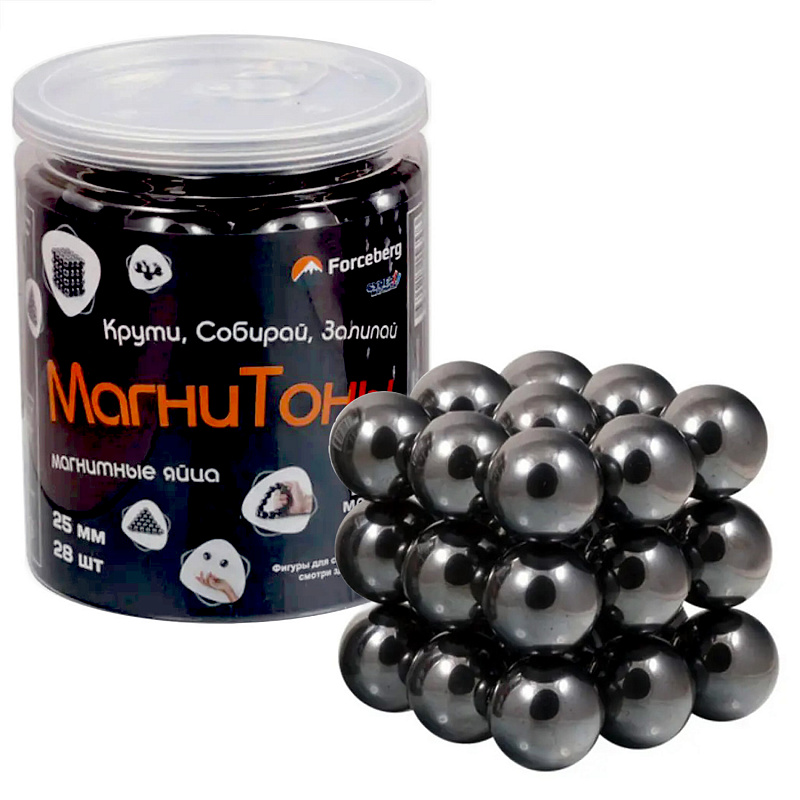 Магнитные яйца Магнитоны, 25 мм, 28 шт