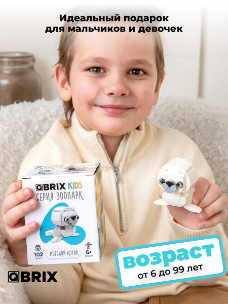 Конструктор Qbrix Kids Морской котик