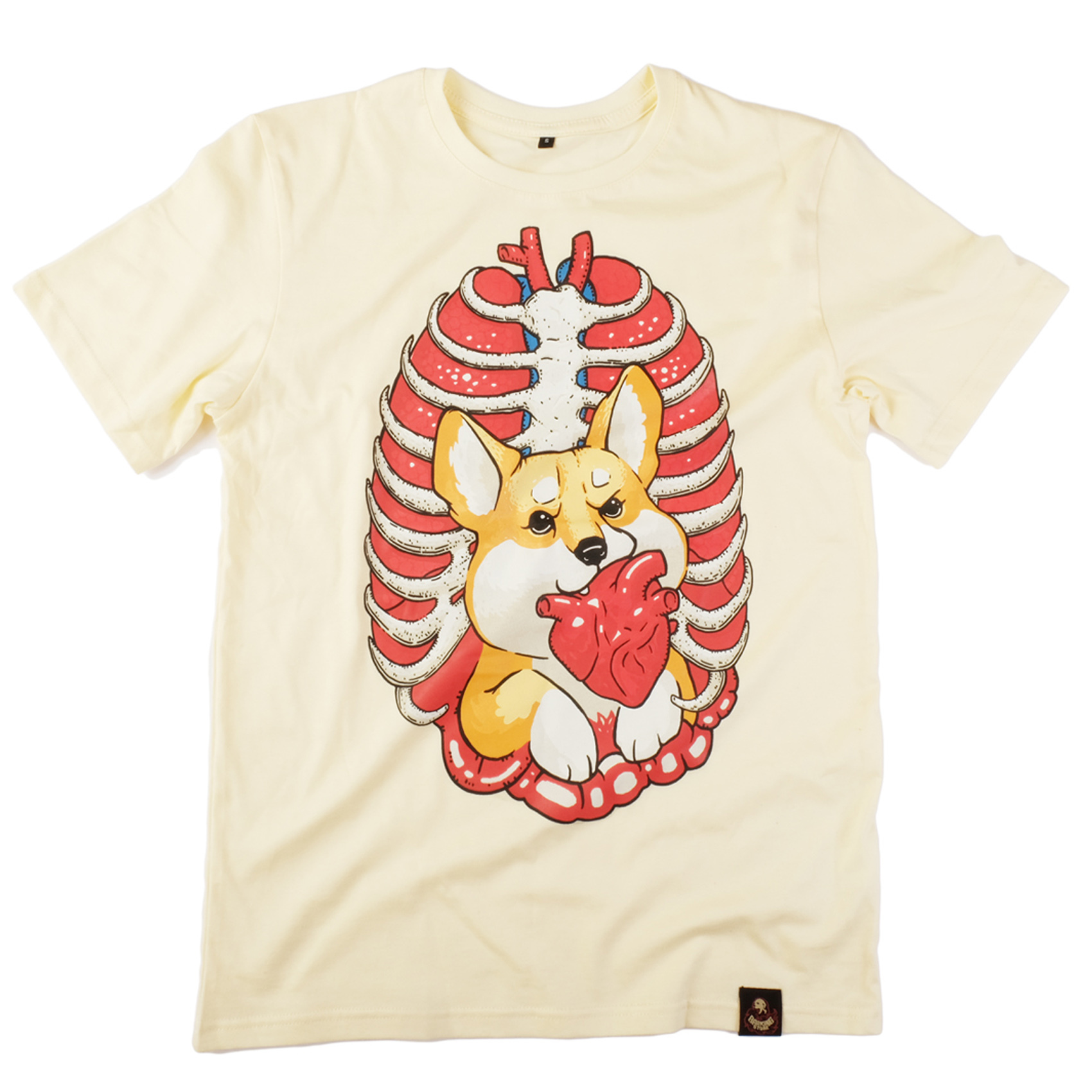 Футболка Собака - Похититель сердец (экрю, жен)