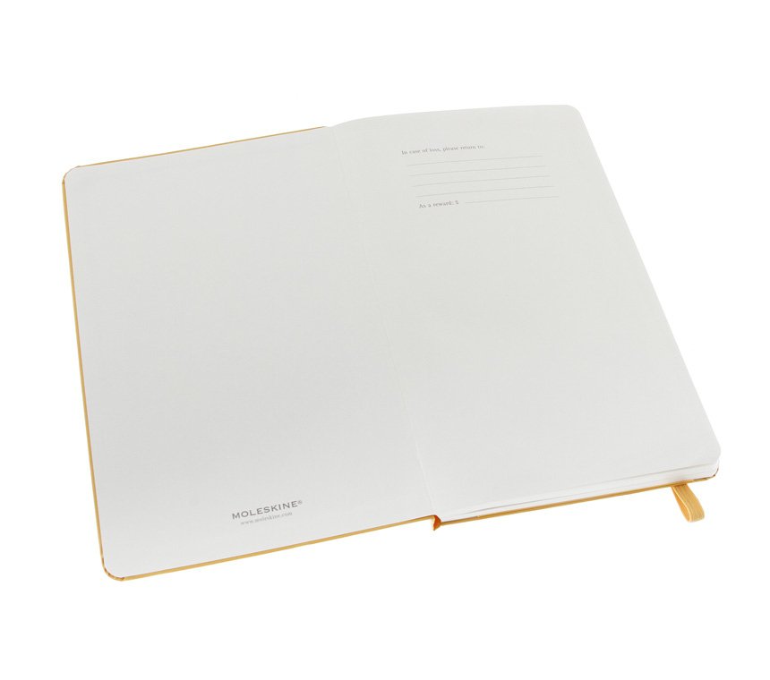 Записная книжка Classic (в линейку) Large желтая