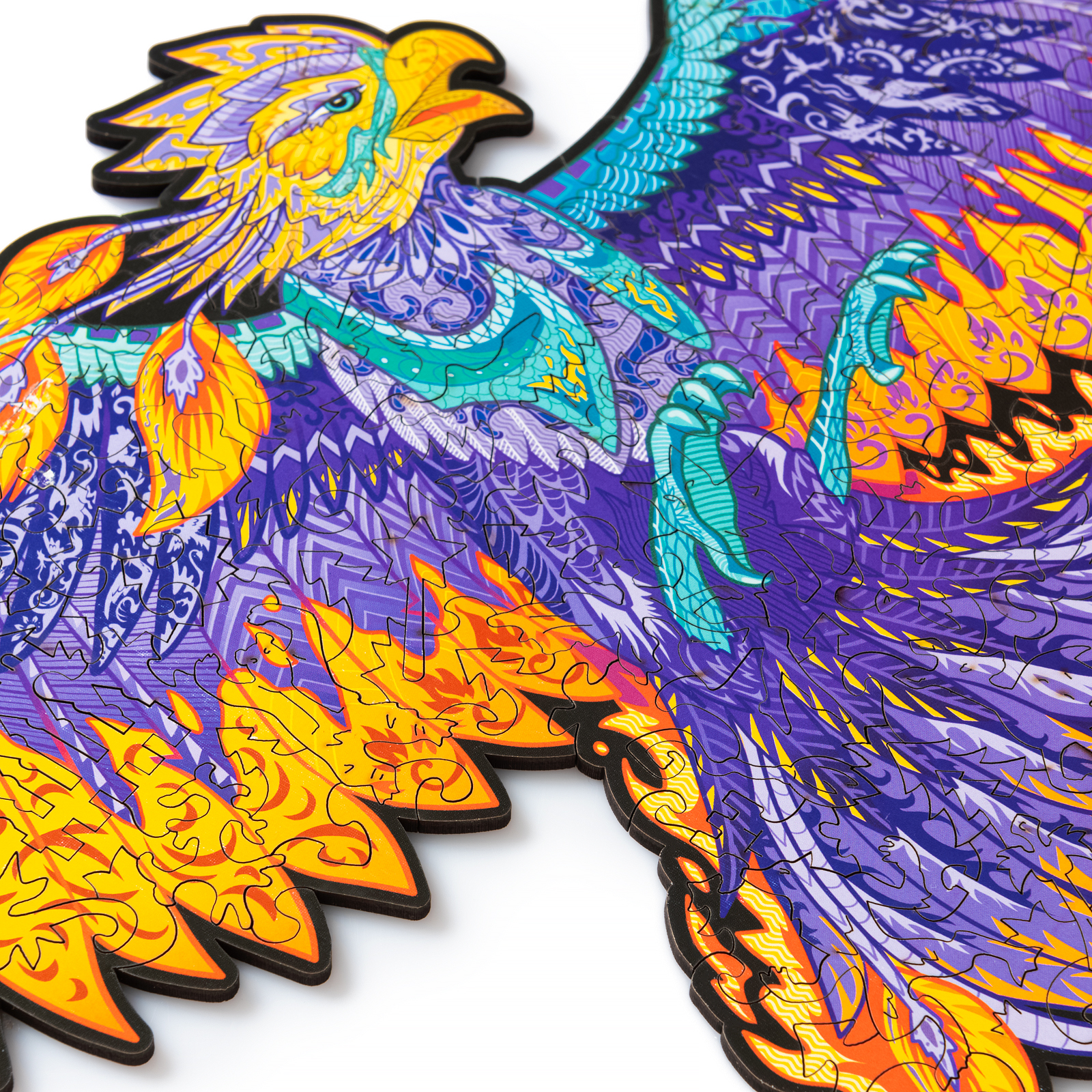 Деревянный пазл Феникс L