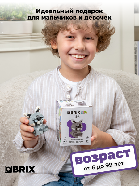 Конструктор Qbrix Kids Енот