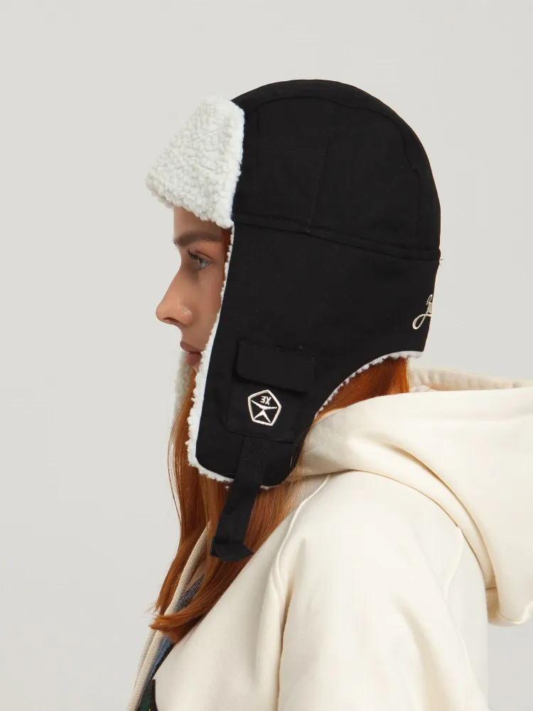 Шапка Запорожец Ushanka Beanie (Black-S/M)