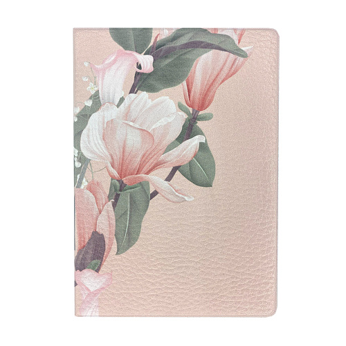 Обложка для паспорта с тиснением Floral motifs