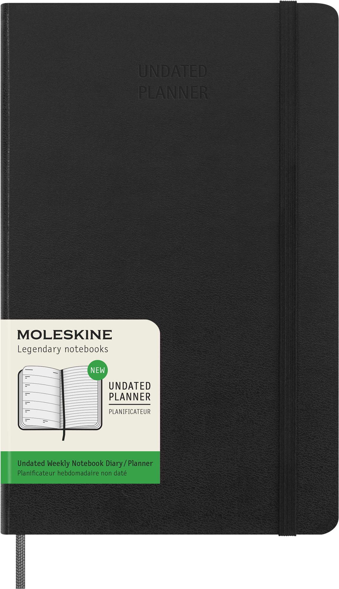 Еженедельник Classic Wknt Large (недат) черный 
