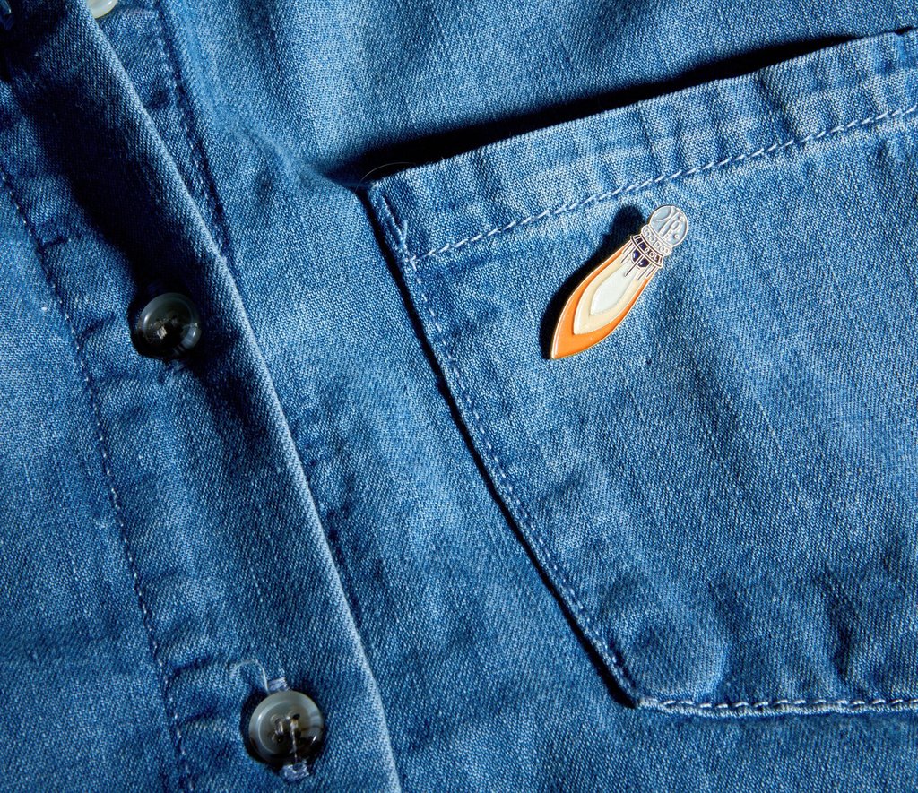 Значок PinPinPin Спутник 55