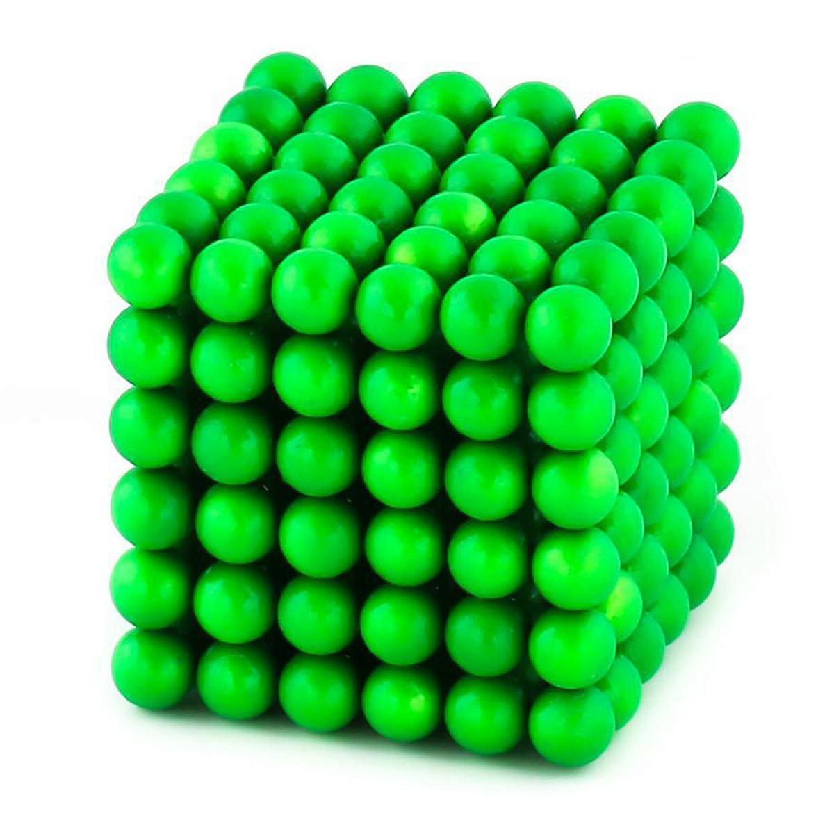 Магнитный куб Magnetic Cube светящийся в темноте, 216 шариков, 5 мм