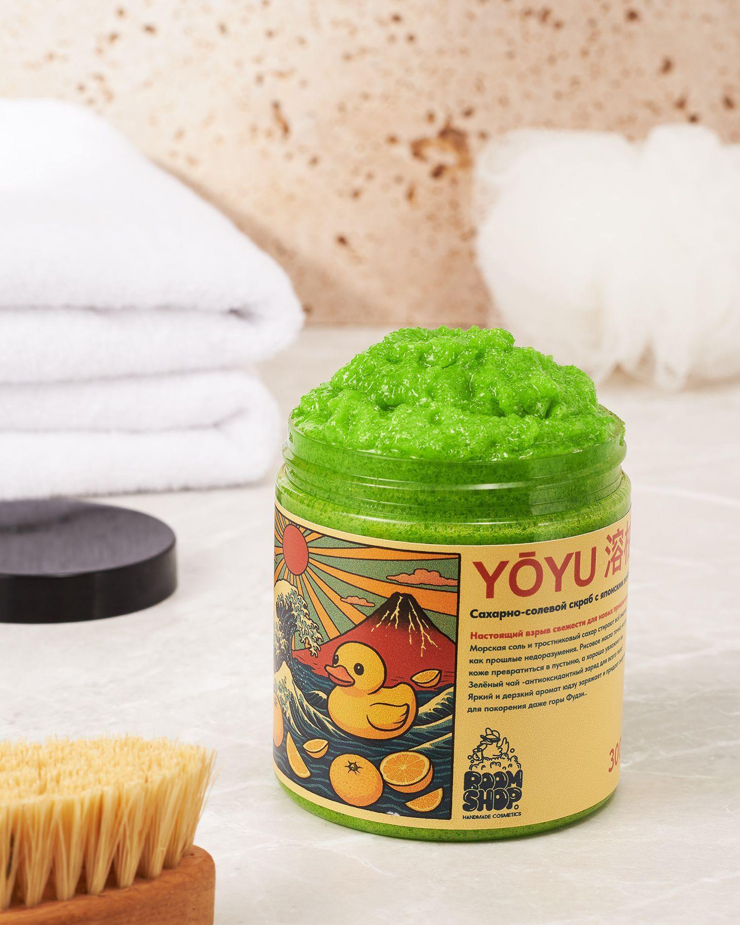 Сахарный скраб для тела Yoyu, 300 гр.