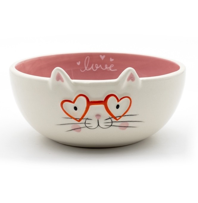 Тарелка керамическая Happy cat