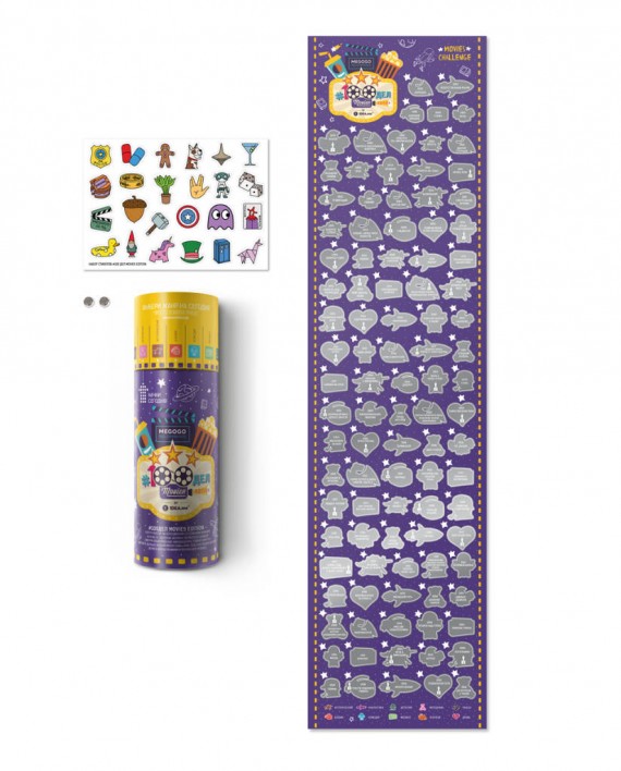 Скретч постер #100 Дел Movies Edition