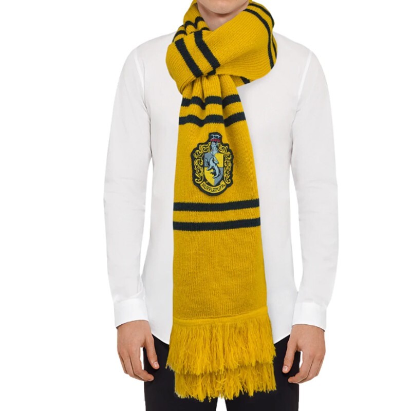 Шарф студента факультета Пуффендуй, желтый (23х184см) 60685