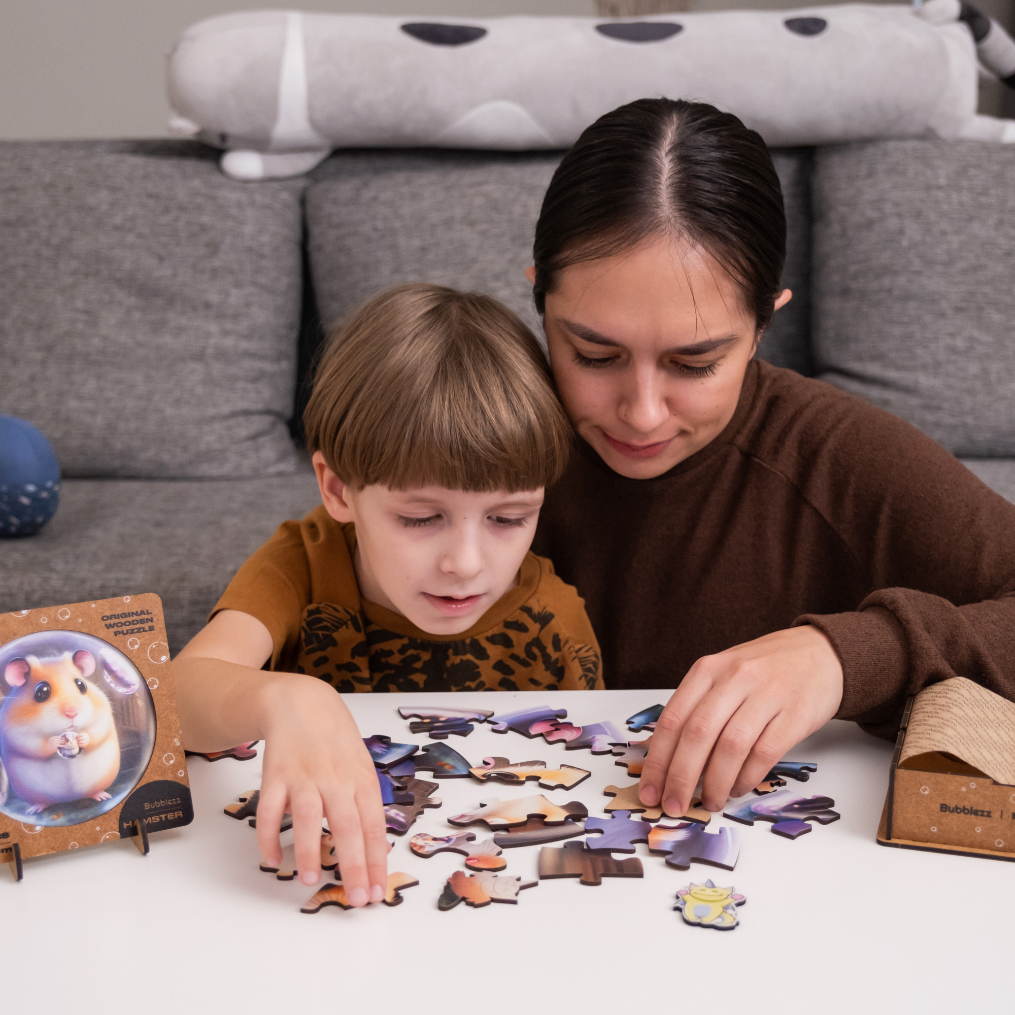 Деревянный пазл Bubblezz Хомяк