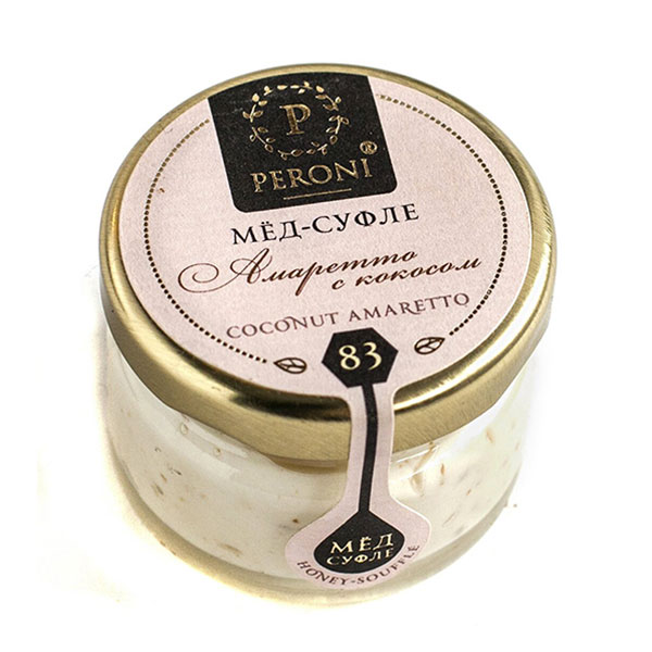 Мед-суфле Амаретто с кокосом, 30 гр.