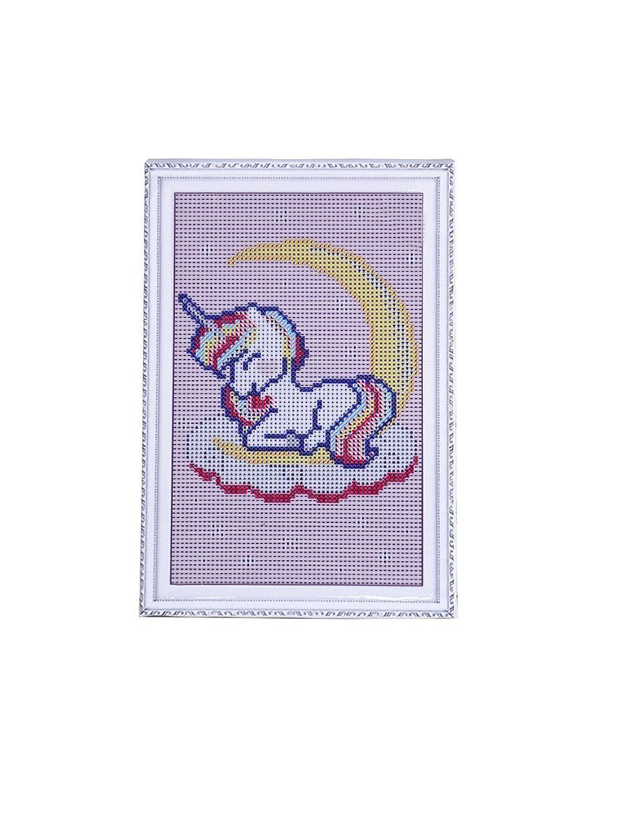 Алмазная мозаика Сказочный единорог 20х30 см