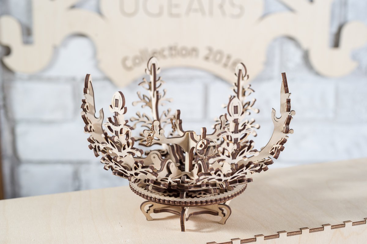 3D-пазл UGears Цветок