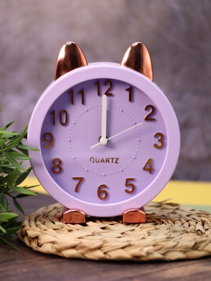 Часы-будильник Golden awakening Kitty (purple)
