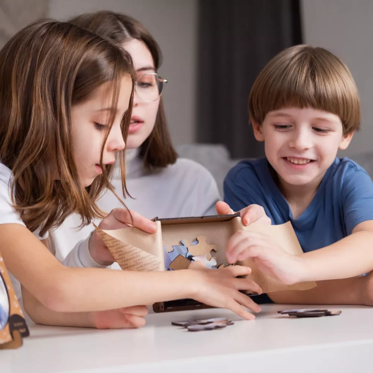 Деревянный пазл Bubblezz Волчонок, 30 дет.