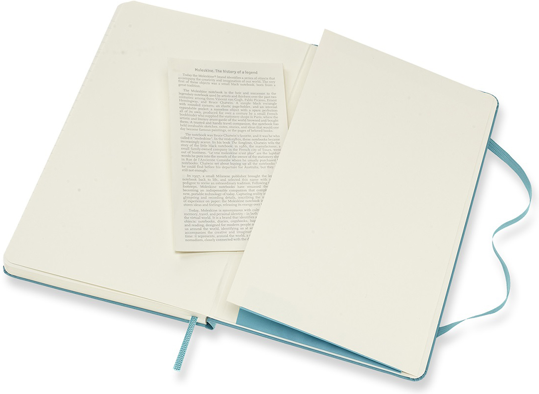 Записная книжка Classic (нелинованная) Large голубой
