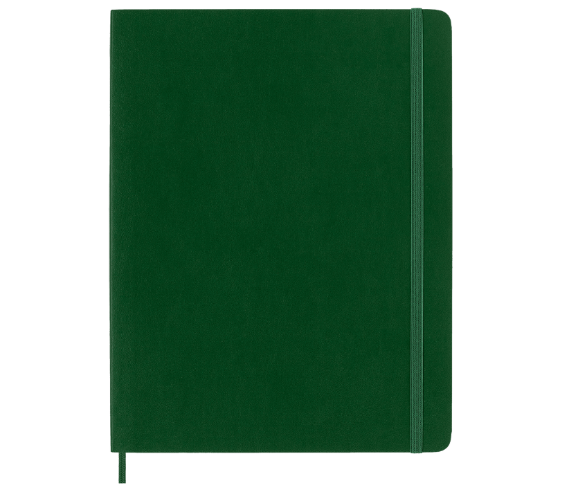 Записная книжка Classic Soft (нелинов) XLarge, зеленый