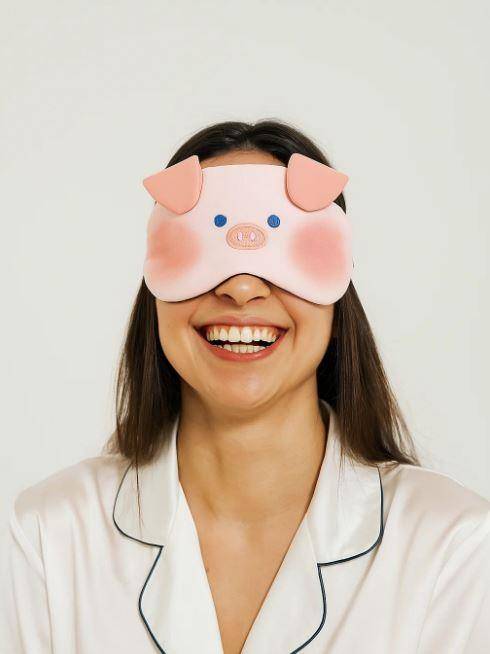Маска для сна гелевая Animal friends (pig)