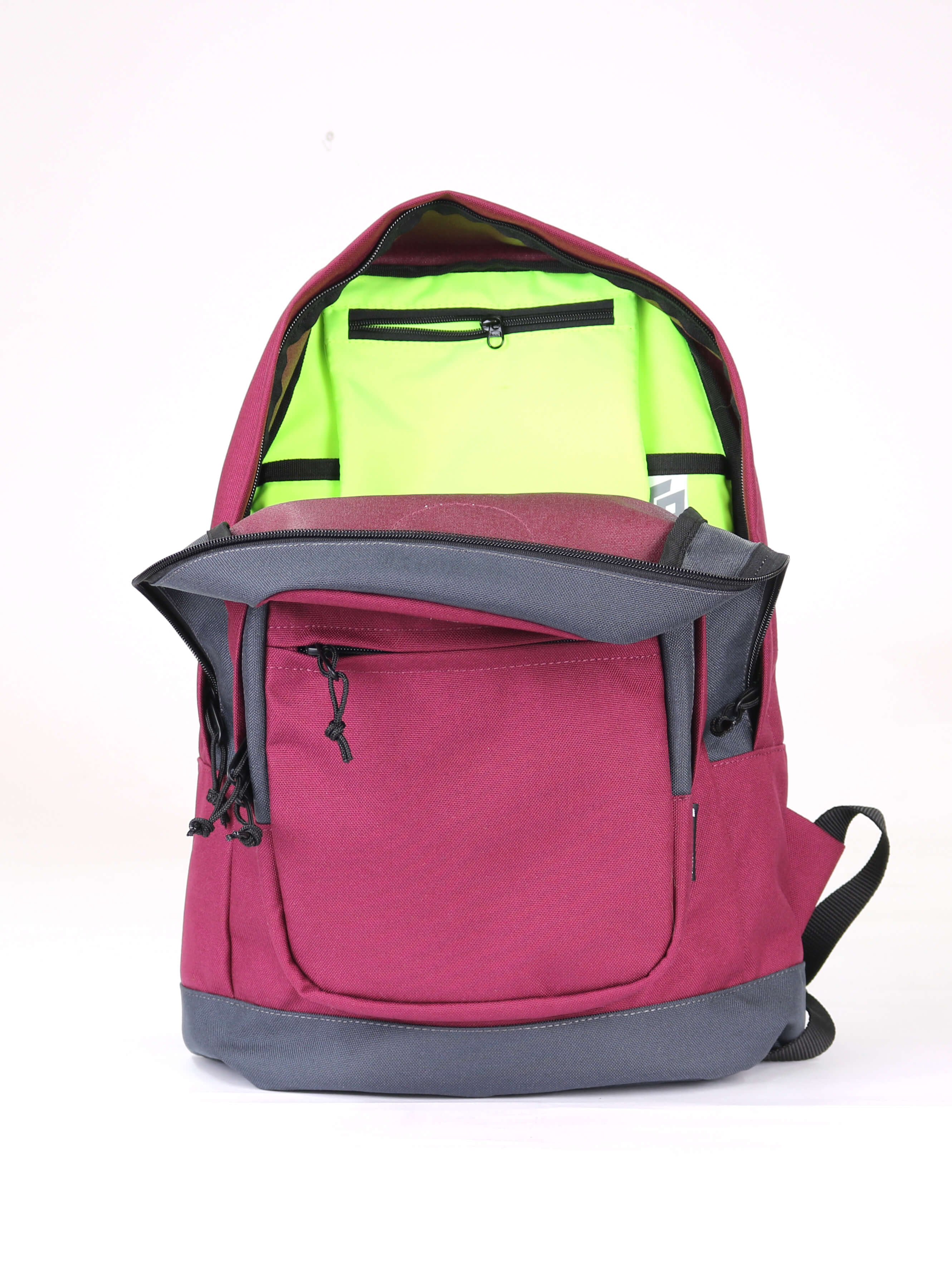 Рюкзак Daypack SQRD бордо, темно-серый