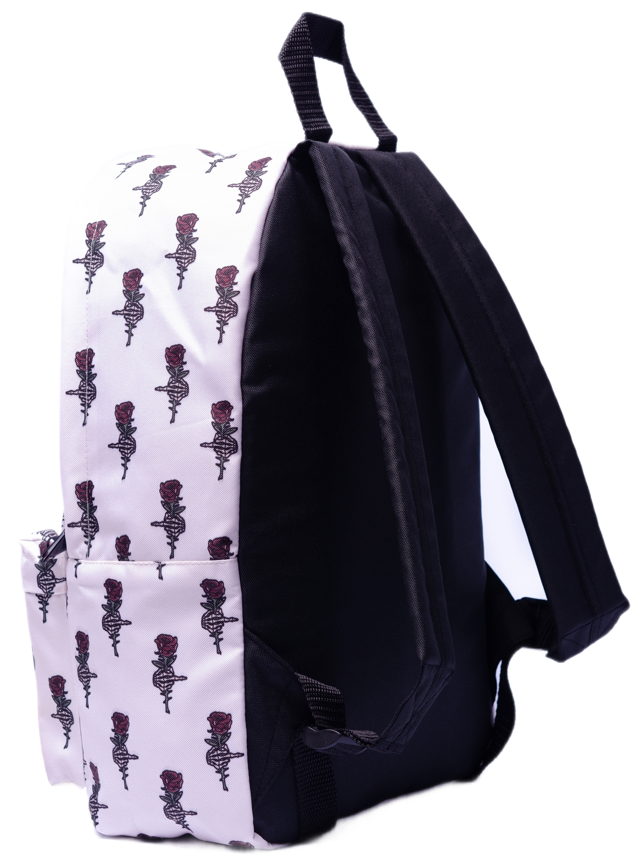 Рюкзак Oldy принт (бежевый, рука/роза)