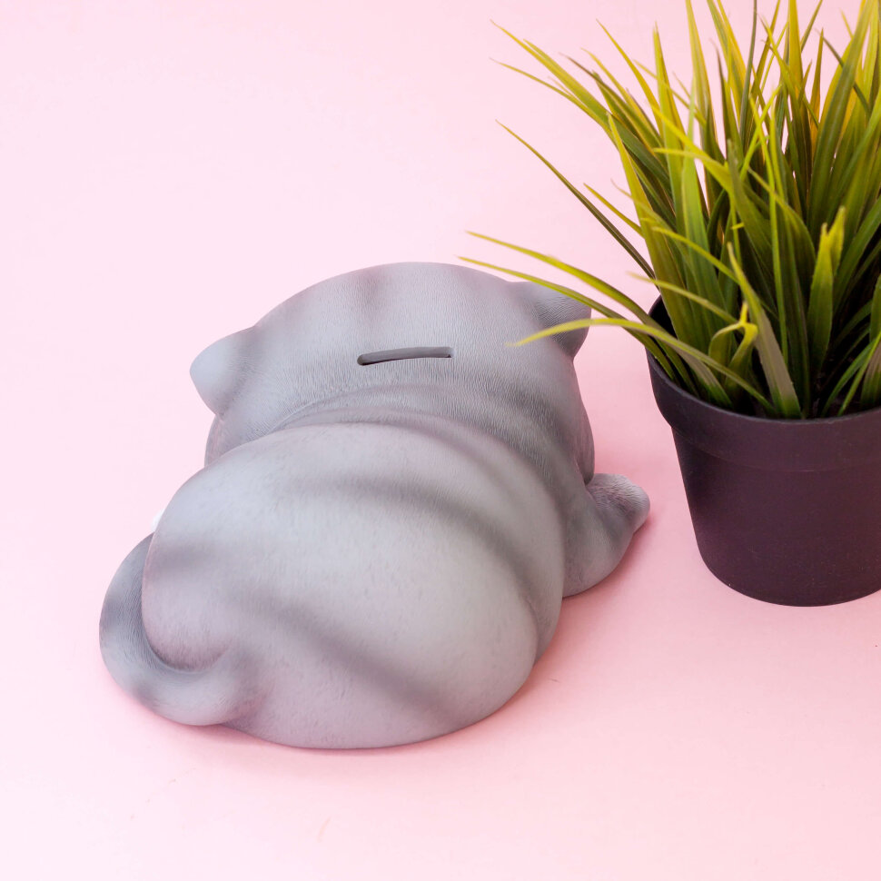 Копилка Gray cat (winks)
