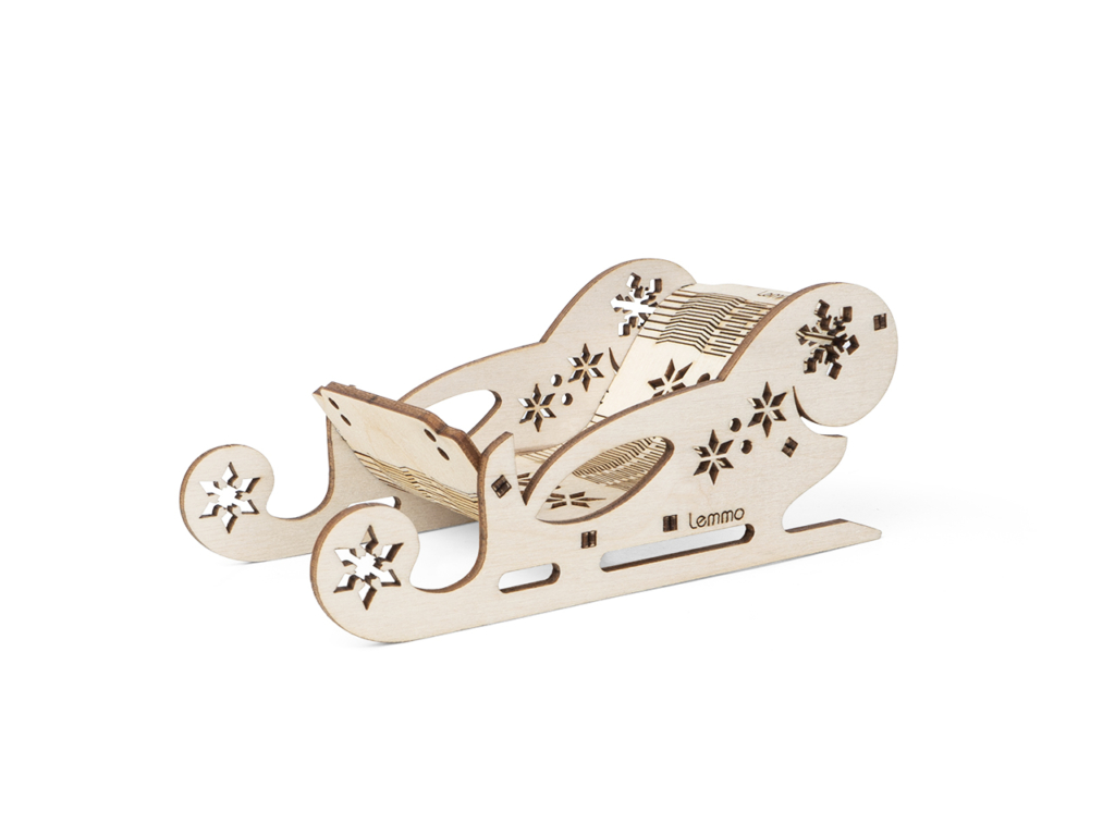 Набор для творчества новогодний Lemmo Рождественские сани