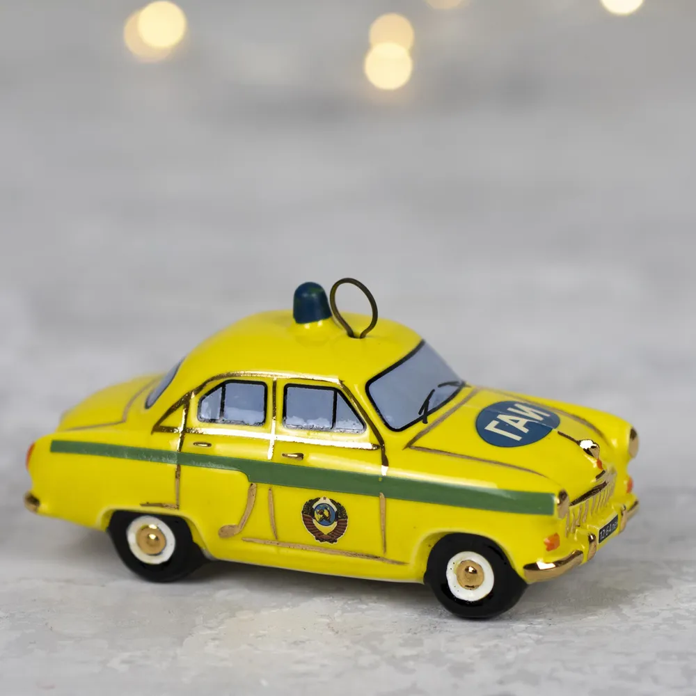 Елочная игрушка Волга ГАИ