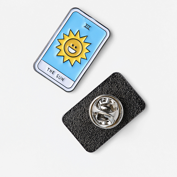 Значок эмалированный Таро Солнце