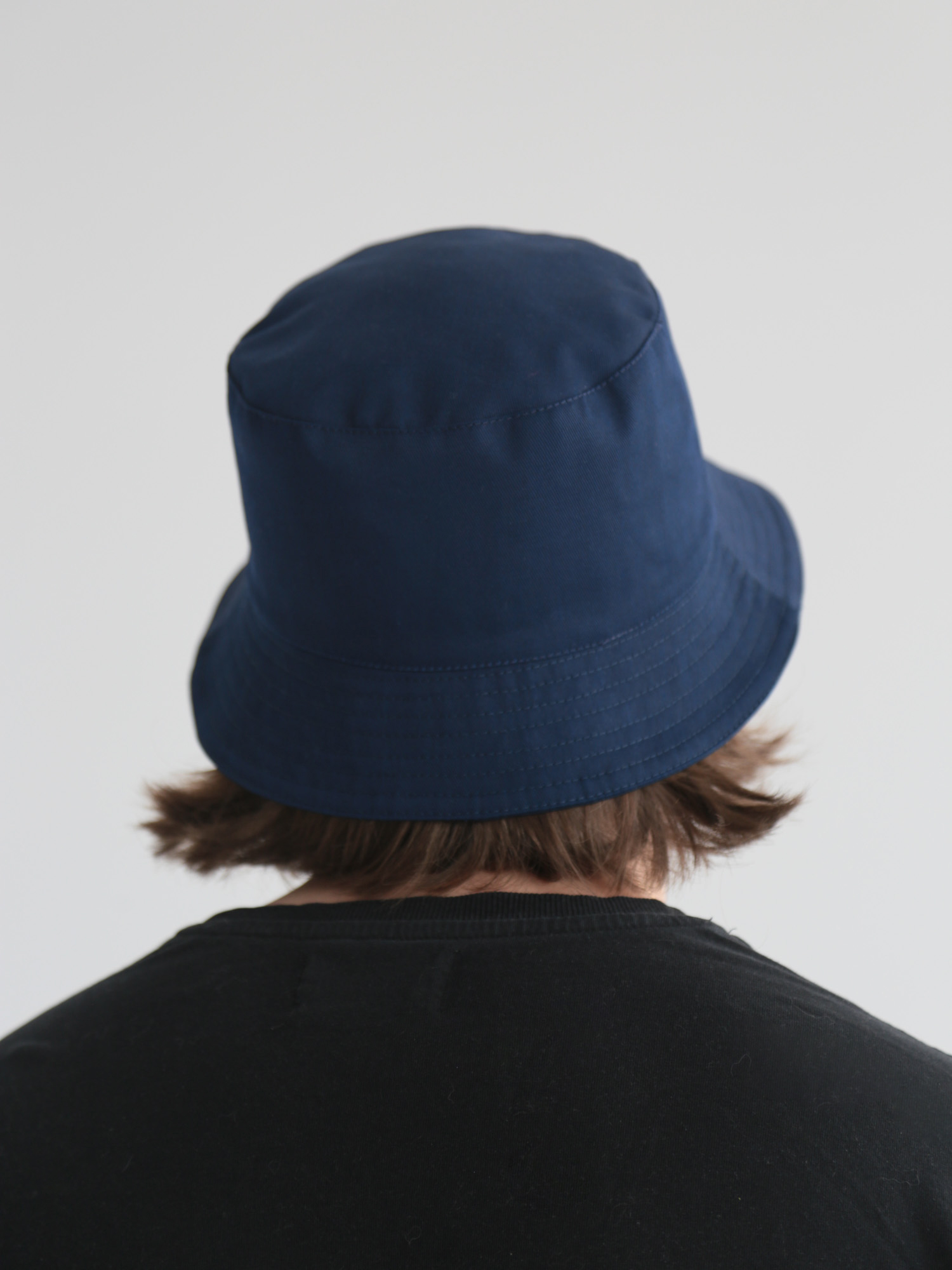 Панама Родина Белый лого (темно-синий) M