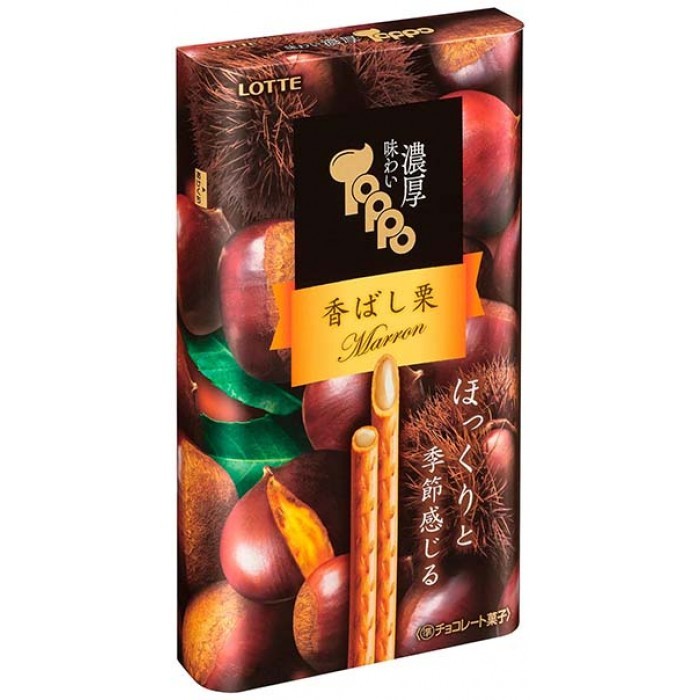 Хрустящие палочки со вкусом каштана Toppo Chestnut