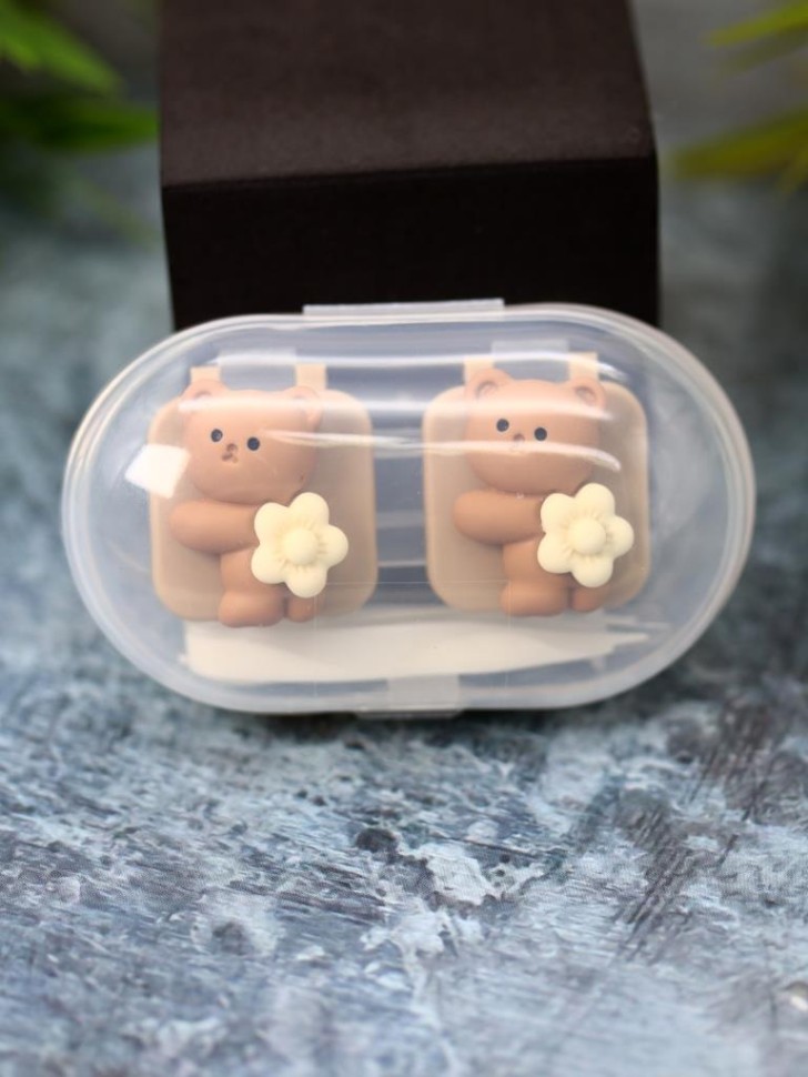 Контейнер для линз Bear flower