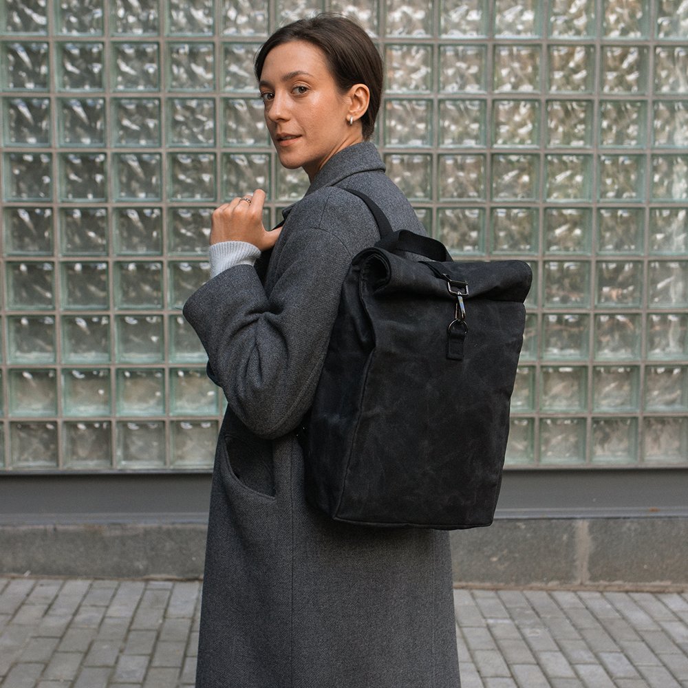 Рюкзак роллтоп Friend Function Mini (черный)