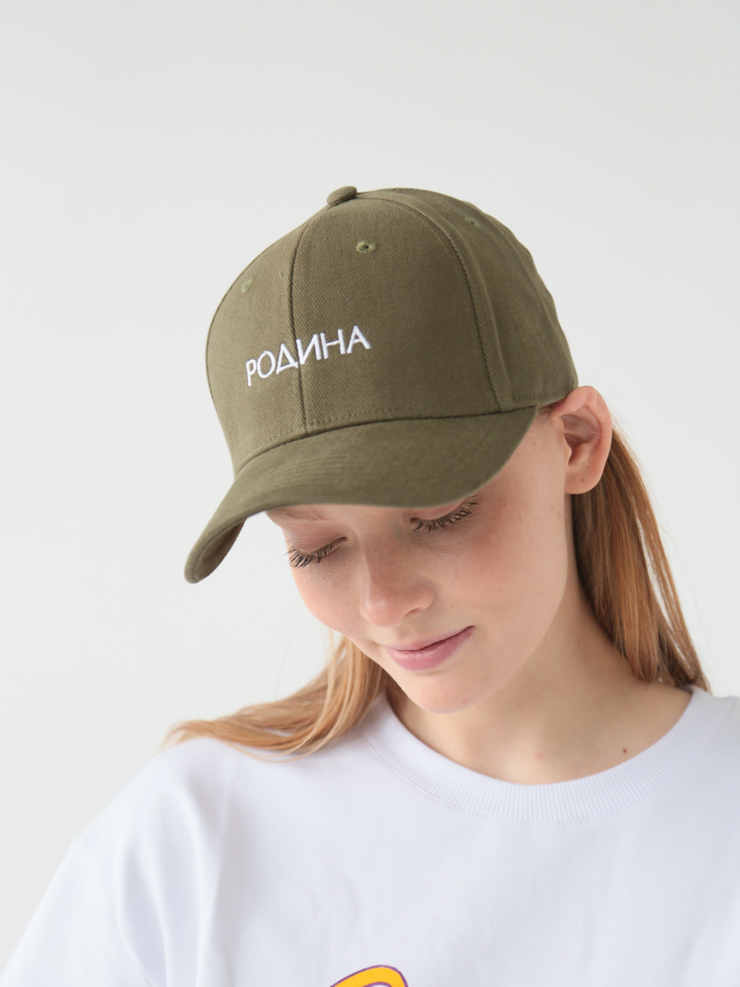 Кепка Родина Premium new logo (Олива)