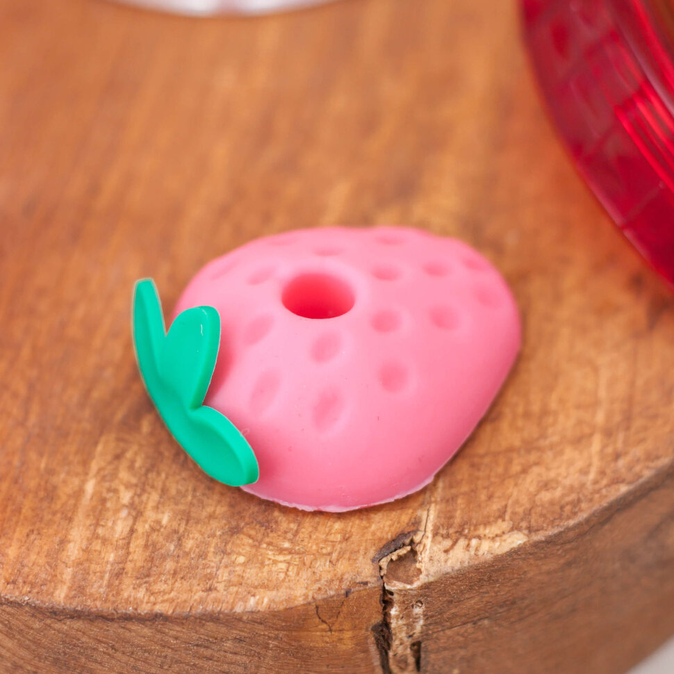 Тамблер Fruits party Strawberry (pink) 380 мл