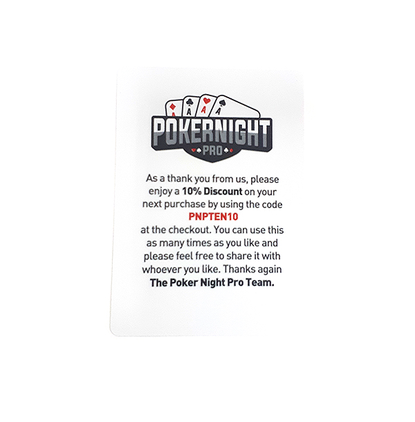 Карты для покера Poker Night Pro red 100% пластик