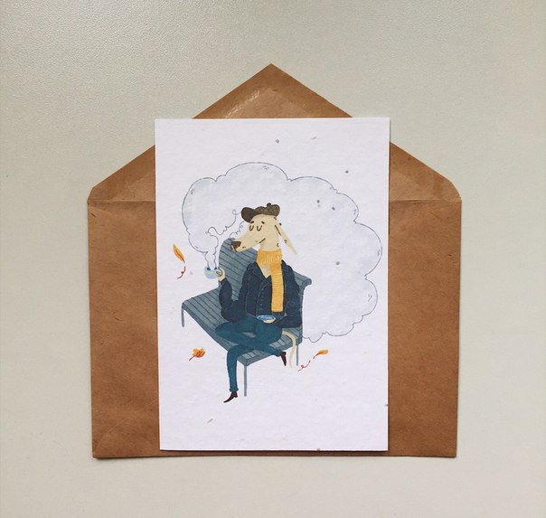 Растущая открытка Мистер пёс