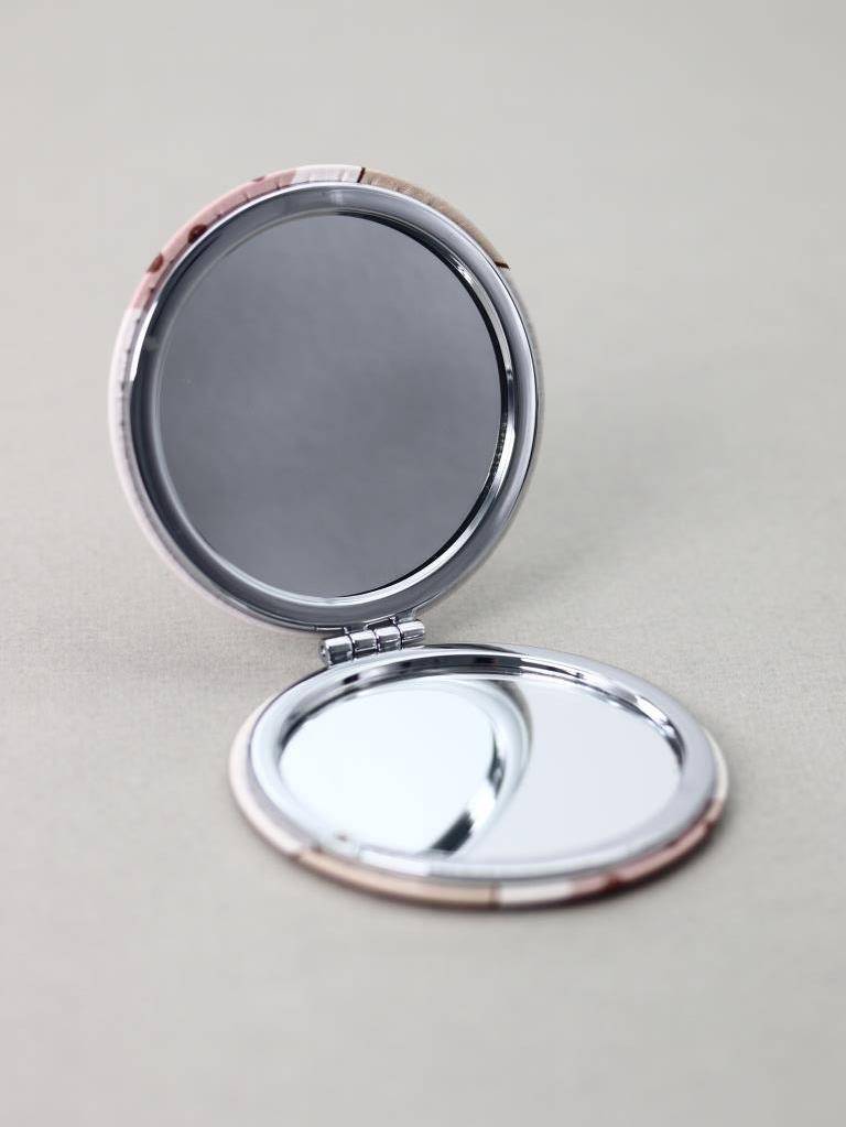 Зеркало Sweet cocktail round (yellow)