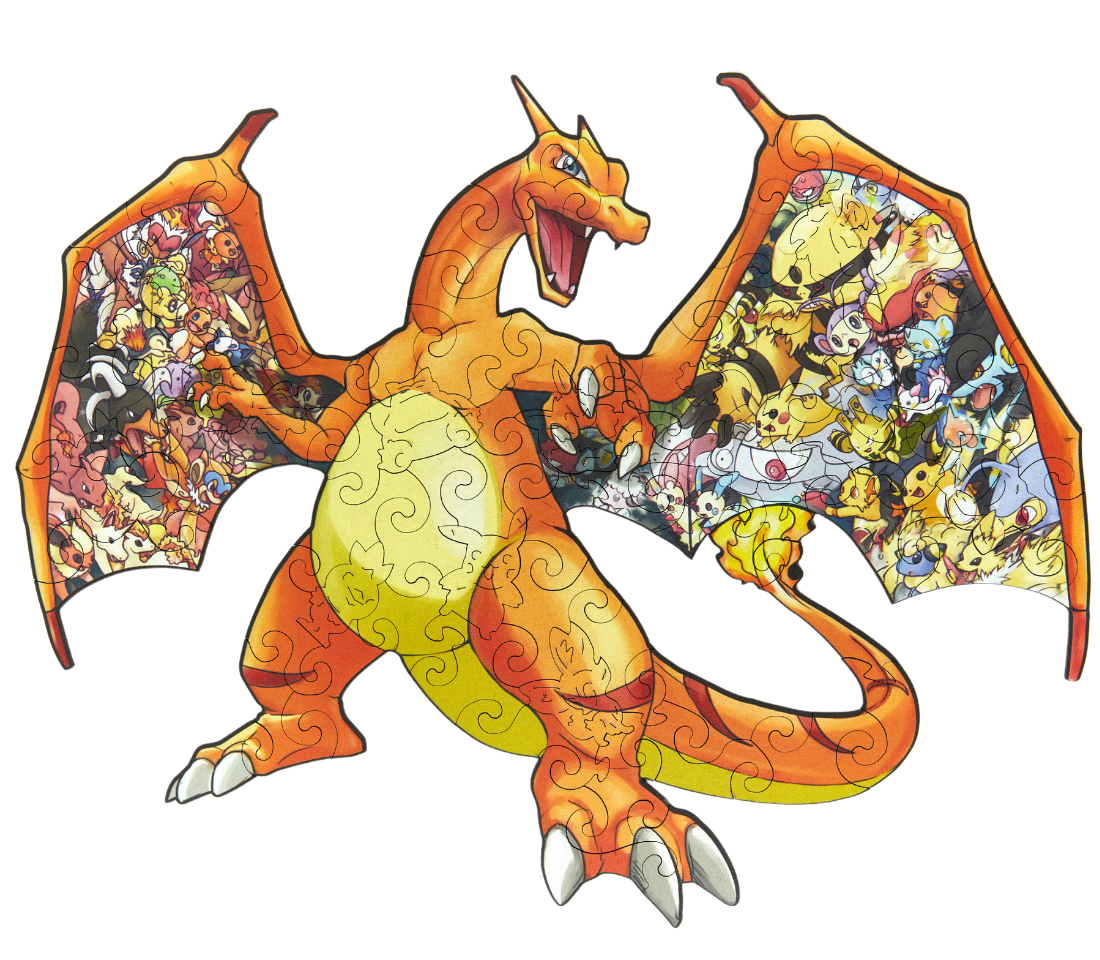 Деревянный пазл Чаризард