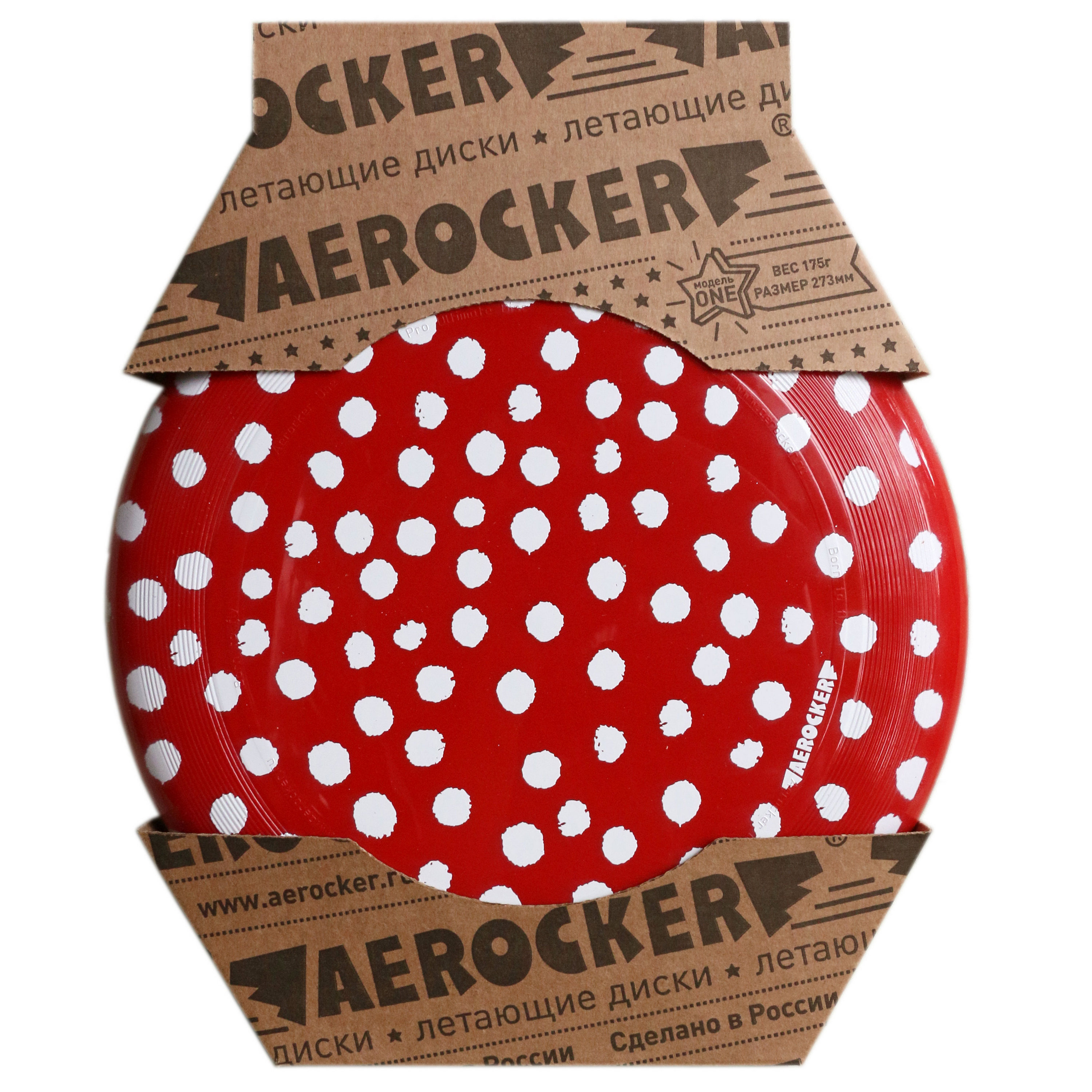 Диск Aerocker One В горох (красный)