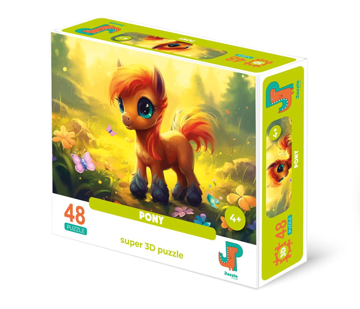 Пазл 3D Пони, 48 деталей (12021)