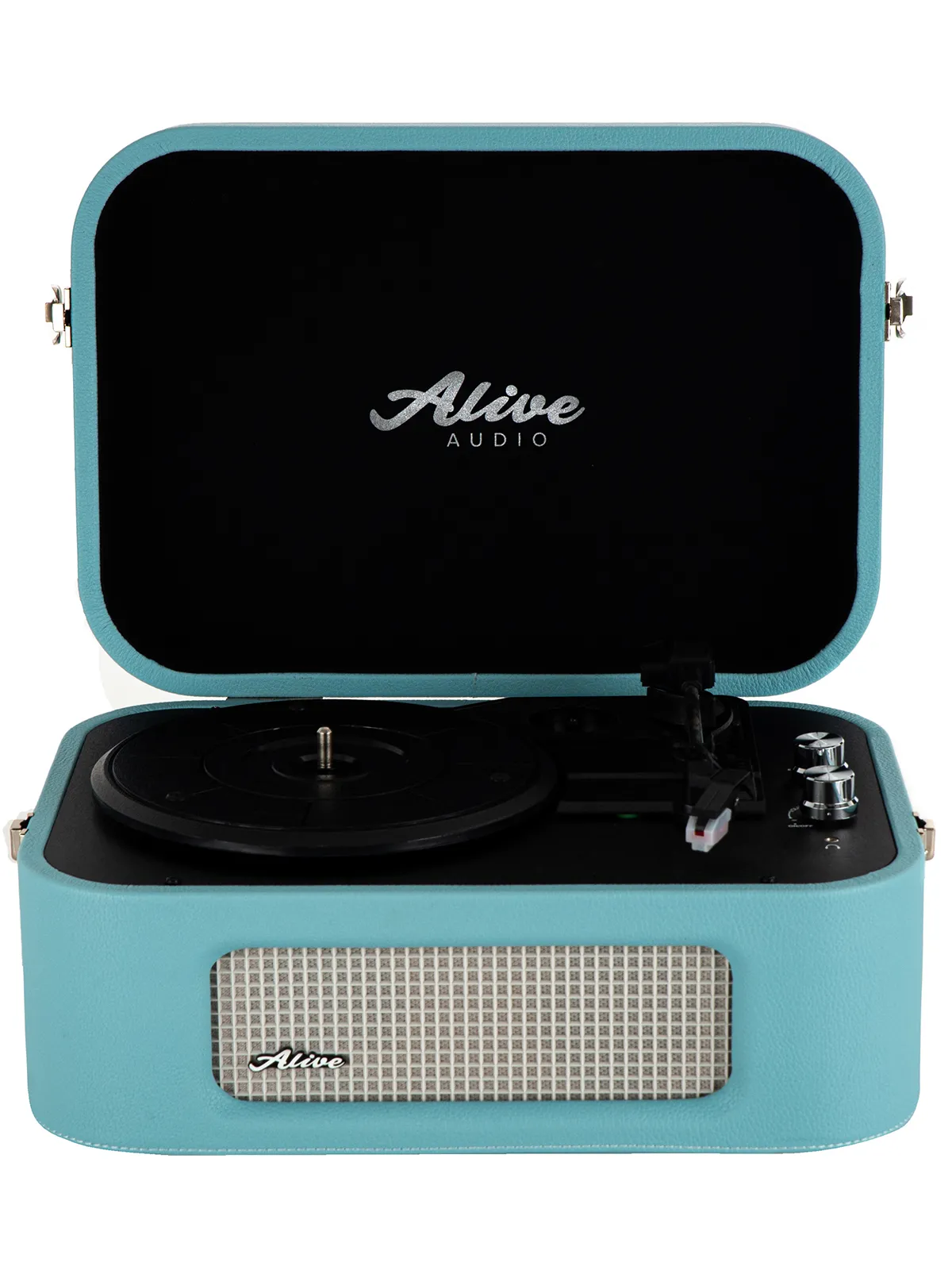 Виниловый проигрыватель Alive Audio STORIES Turquoise c Bluetooth