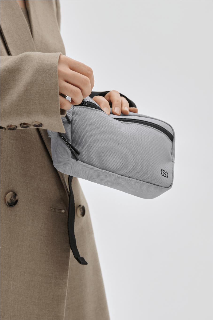 Поясная сумка Sputnik Inge серый